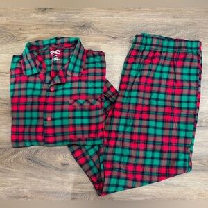 Adult 3XLT Pajama Button Down Top & Pants